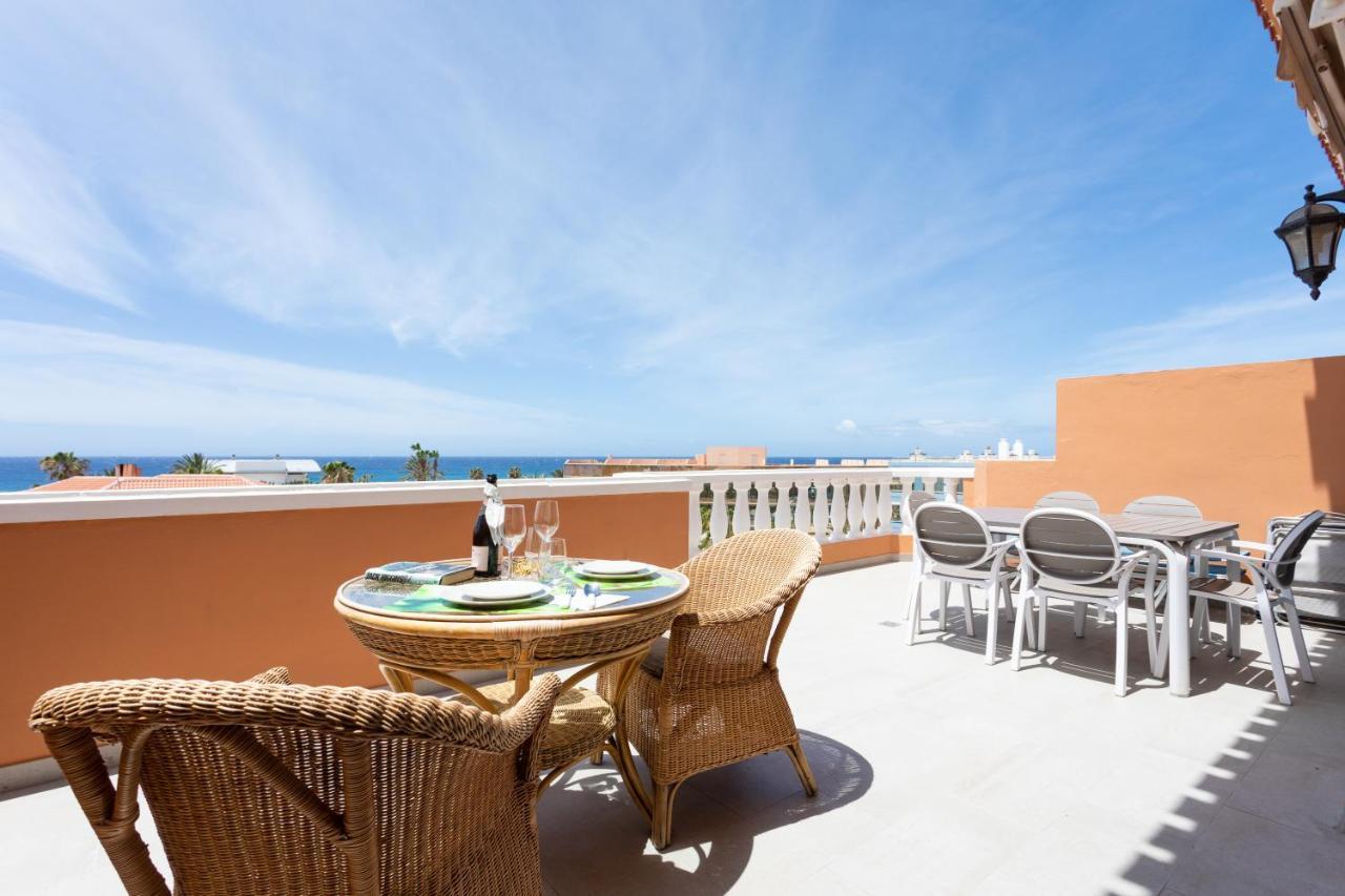 Exclusive Penthouse Playa Las Vistas 4 Close To The Sea And Beach, Aircondition For A Fee, Wifi, Terrace, Heated Pool بلايا ذي لاس أميريكاس المظهر الخارجي الصورة